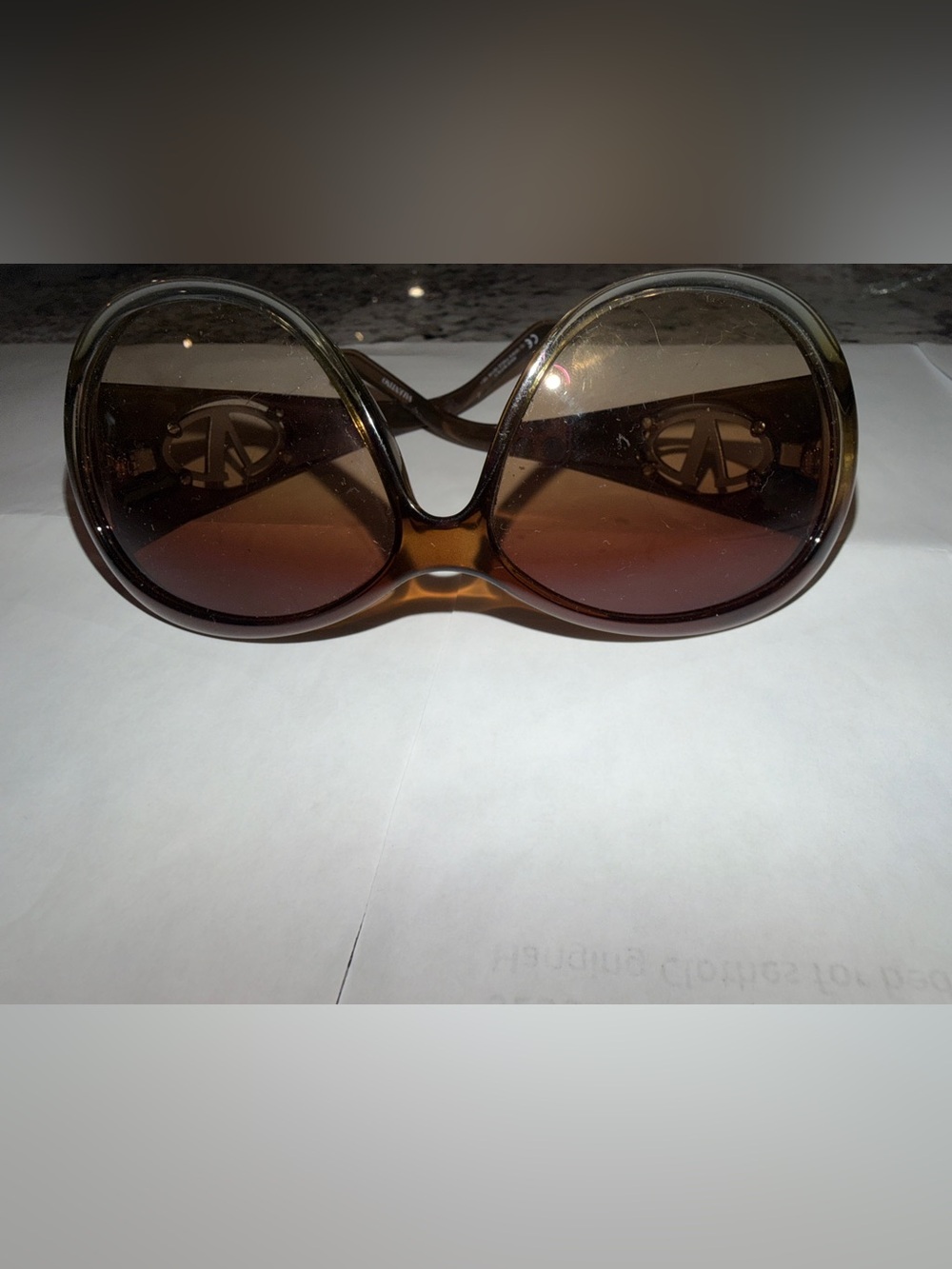 Valentino Brown Gradient Women's Sunglasses